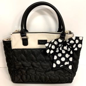 - Betsey Johnson Quilted heart bag